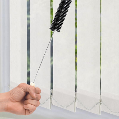 5pcs Hand Held Window Blinds Cleaner Brush Vertical Window Venetian Bl