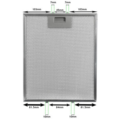 SPARES2GO Vent Extractor Aluminium Mesh Filter compatible with IKEA Oven Cooker Hood