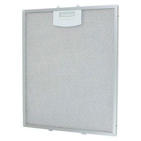 SPARES2GO Vent Extractor Metal Mesh Filter compatible with Bosch Cooker Hood Vent (250 x 310 mm)
