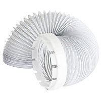 SPARES2GO Vent Hose & Adaptor Kit compatible with Hotpoint Tumble Dryer (2 Metres, 4'' Fitting)