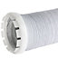 SPARES2GO Vent Hose & Adaptor Kit compatible with Hotpoint Tumble Dryer (2 Metres, 4'' Fitting)