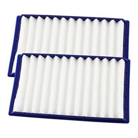 SPARES2GO Washable H Level Filters compatible with Dyson DC02 Vacuum Cleaner (Blue, Pack of 2)