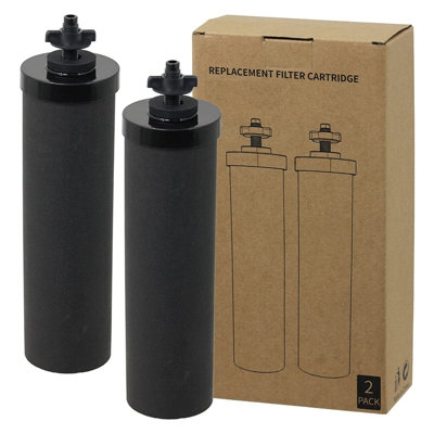 SPARES2GO Water Filter Elements compatible with Berkey Purification System (2 x Cartridge Filters)