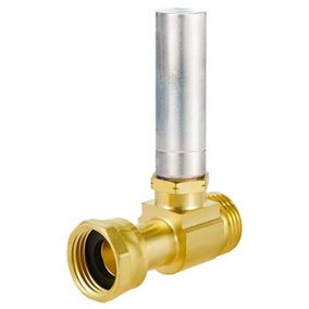 SPARES2GO Water Hammer Arrestor 3/4" Brass Washing Machine / Dishwasher Pipe Noise Stop