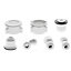 SPARES2GO Water Supply Pipe Tube + Fridge Connector Kit for American Style Double Fridge / Refrigerator (1/4" Pipe)