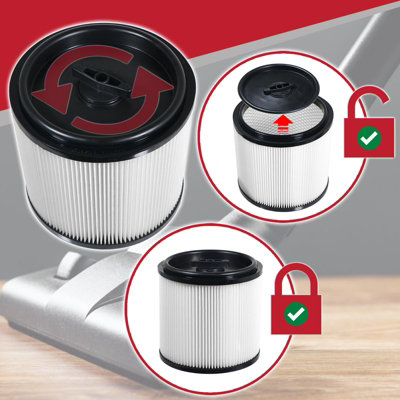 2x Kartuschenfilter Für Lidl Parkside & Wickes Staubsauger – Ersatzfilter Für Bodenstaubsauger