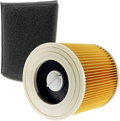 Karcher Wd3 Bags BIHARNT KFI 487 Vacuum Cleaner Bags For Kärcher KNT4, WD4, WD5, MV4, MV5, MV6, WD5 Premium, WD6 Wet/Dry Vacuum Cleaner, 2.863-006.0 Pack Of 12 Karcher Bags