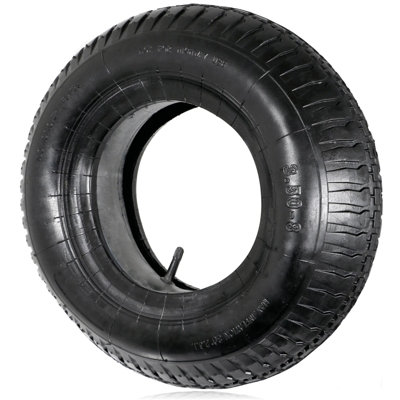 SPARES2GO Wheelbarrow Wheel Inner Tube and Barrow Tyre 3.50 8