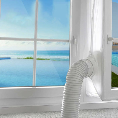 SPARES2GO Window Seal + Hose Vent Kit 6m 5