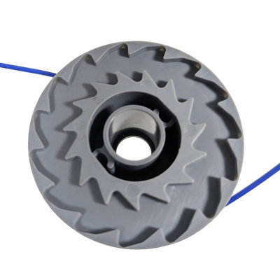 Spares2go Twin Line & Spule Für Flymo Trimmer/Rasentrimmer – Passend Für Viele Modelle (1,5 Mm Schnur, 2x5 M, Blau)