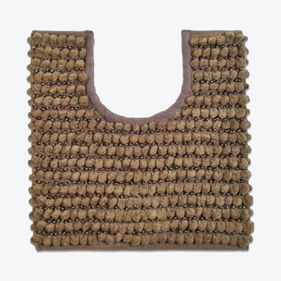 Sparkle Bobble Non-Slip Pedestal Mat - Mocha Price Comparisons | Compare The Build