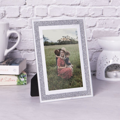 Sparkle Glass Photo Frame 5" x 3.5" - Set of 2