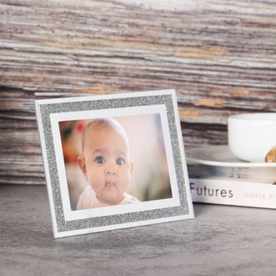 Sparkle Glass Photo Frame 5" x 3.5" - Set of 2 - 3
