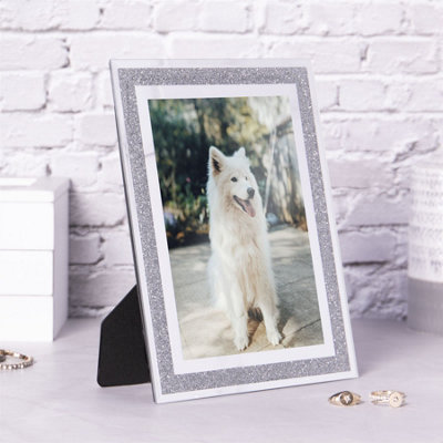 Sparkle Glass Photo Frame 7" x 5" - Set of 2