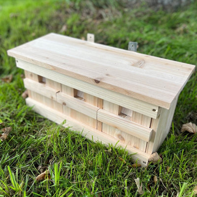 Sparrow Colony Terrace Wooden Nesting Box with Removable Nest Fronts - 3