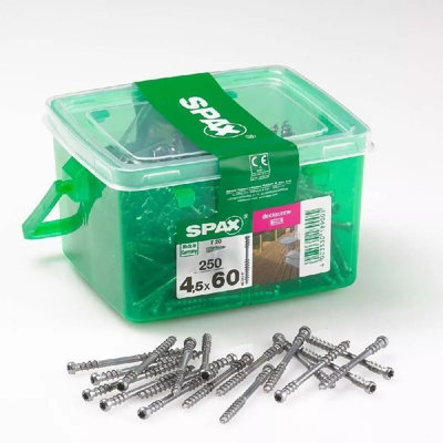 SPAX Decking Screws 4.5 x 60mm T-Star Head Box of 250