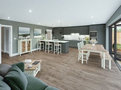 SPC Flooring Brushed Oak Easy Click, 1220mm x 180mm x 5mm, Pack of 10, 2.196m2