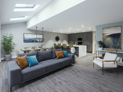 SPC Flooring Frosted Grey Easy Click, 1220mm x 180mm x 5mm, Pack of 10, 2.196m2