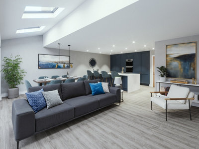 SPC Flooring Pebble Grey  Easy Click, 1220mm x 180mm x 5mm, Pack of 10, 2.196m2