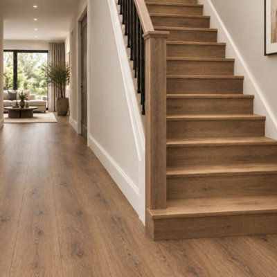 SPC Vinyl Stair and Riser - Hamilton - 300mm x 1200mm