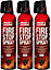Spear and Jackson - 3 x 750g Fire Stop Spray - For Home, Kitchen, Car, Caravan, Camping - 10 in 1 fire extinguisher - Non-toxic