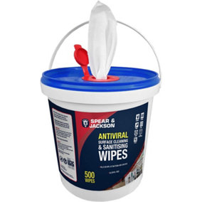 Spear and Jackson 500 Multi Surface Antiviral Cleaning Wipes