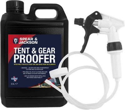 Spear and Jackson Tent and Gear Waterproofing protector 2.5L with Long Hose Trigger