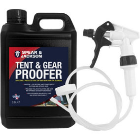Spear and Jackson Tent and Gear Waterproofing protector 2.5L with Long Hose Trigger