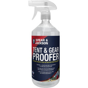 Spear and Jackson Tent and Gear Waterproofing Protector spray 1L