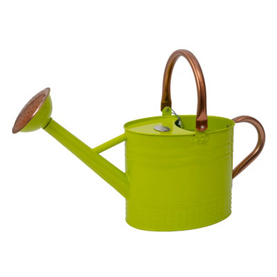 Spear & Jackson 45LWC382KEW 4.5L French Style Watering Can (Bright Green)