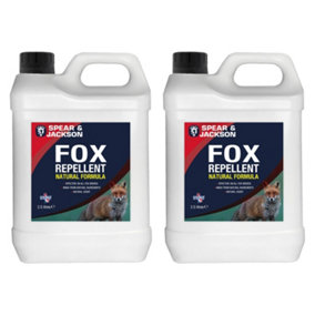 Spear & Jackson Fox Repellent 2 x 2.5L - Multi Pack