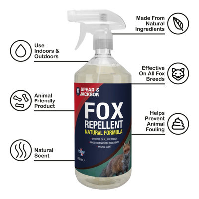 Spear & Jackson Fox Repellent 500ml Trigger Spray