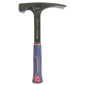 Spear & Jackson SJ-BSS22 Solid Steel 22oz Brick Hammer