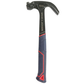 Spear & Jackson SJ-CSS15 Solid Steel 15oz Claw Hammer