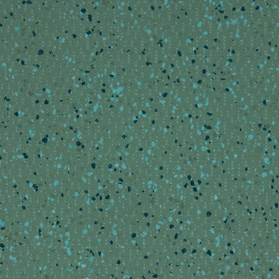 Speckled Effect Green Non-Slip Best Industrial Contract Commercial Vinyl Flooring with 2.0mm Thickness-1m(3'3") X 2m(6'6")-2m²