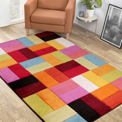 Spectra Largo Multicoloured Rug by Ultimate Rug-80cm X 150cm