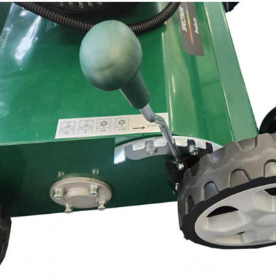 Spectrum KT400-3 Pro 3-in-1 Petrol Lawn Scarifier, Aerator & Sweeper ...