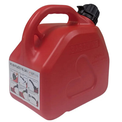 Spectrum PFC-5R-P Anti Spill Petrol Can - 5 Litre