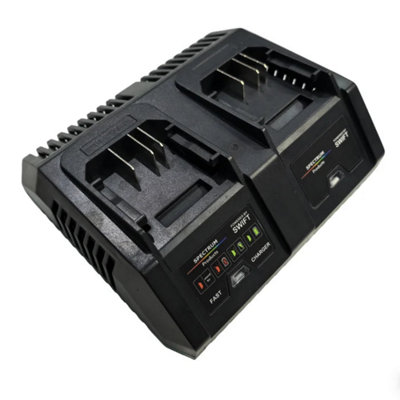 Spectrum SBSCDC 40V Dual Battery Charger (2A Fast Charge)
