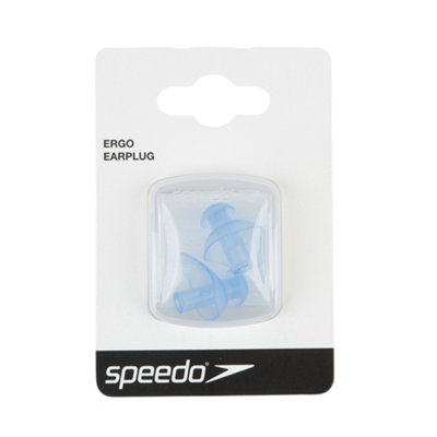 Speedo Ergo Swimming Ear Plugs Blue (One Size)