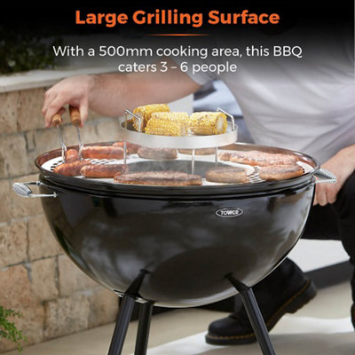 Sphere Pit 'N' Grill 2-in-1 Black - 5