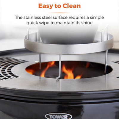 Sphere Pit 'N' Grill 2-in-1 Black - 6