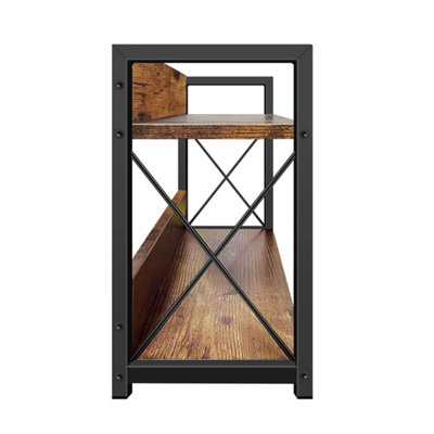Spice Rack 2 Tier Herb Jar Free Standing Kitchen Storage