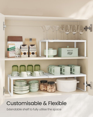 Spice Racks, Extendable Cupboard Organisers, Kitchen Countertop Shelves ...