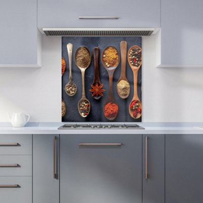 Spice Spectrum: Culinary Colors Kitchen Splashback