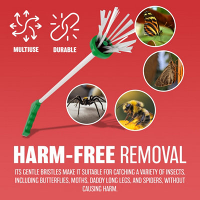 Spider Catcher - Humane Fun Friendly Insects Bugs 2ft Reach Home Grabber Trap Home Office Bedroom - 3
