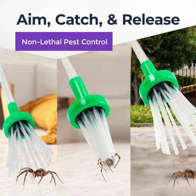 Spider Catcher Pest Trap Long Arm, Safe Humane No Harm Insect Bug Moth ...