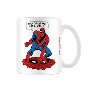 Spider-Man Comic Mug White/Red/Blue (One Size)