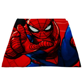 Spider-Man Fleece Blanket Red/Blue (One Size)