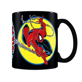 Spider-Man Iconic Issue Heat Changing Mug Black/Yellow/Red (One Size)